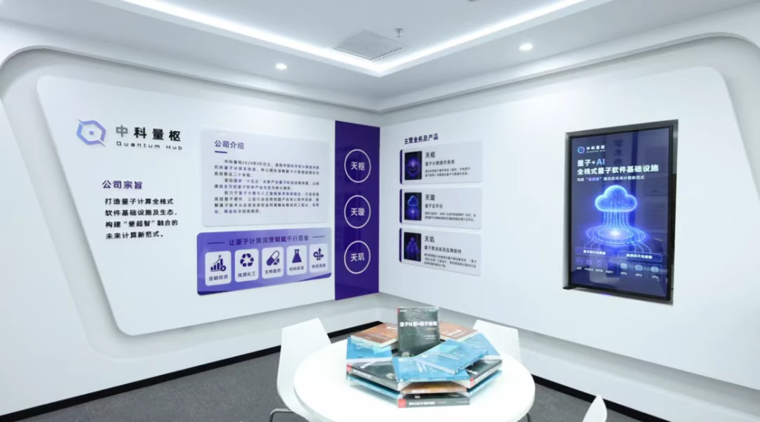 中科量枢公司展厅